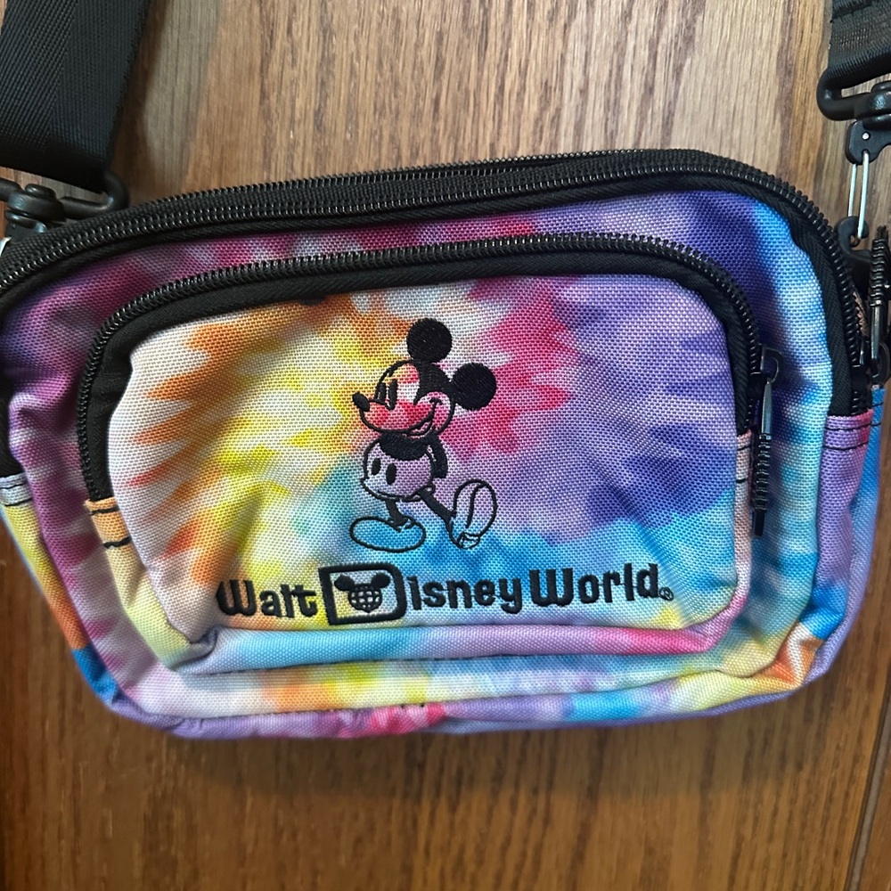 Disney World Tie-Dye Crossbody Bag